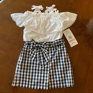 Girls 2-Piece Matching Shorts and Top Set